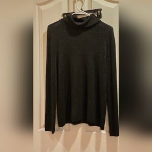Talbots Charcoal Turtleneck Sweater